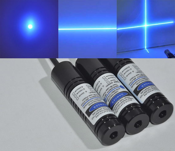 Sony 405nm 20mw~300mw Blue Violet Laser module Dot/Line/Cross focus adjustable / reticle - Click Image to Close